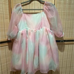 Lover ERAS TOUR Baby doll watercolor dress